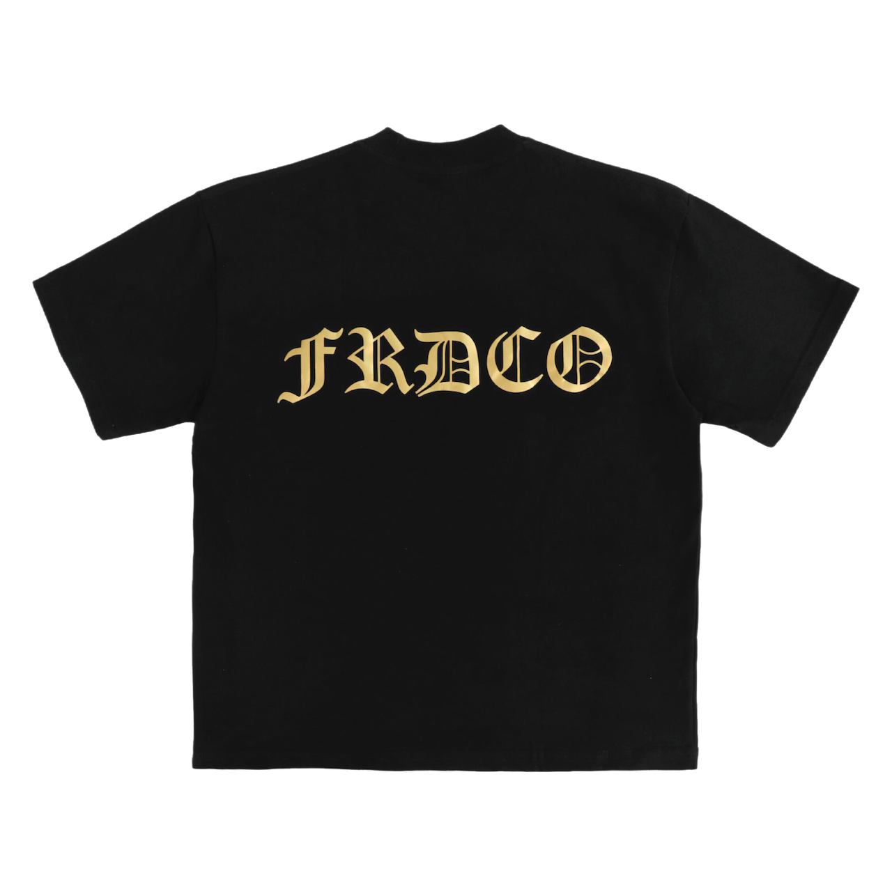 FRDCO | Gold Logo Tee Black