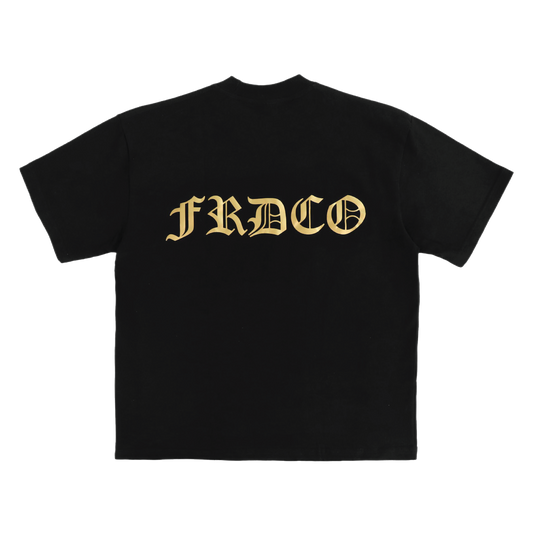 FRDCO | Gold Logo Tee Black