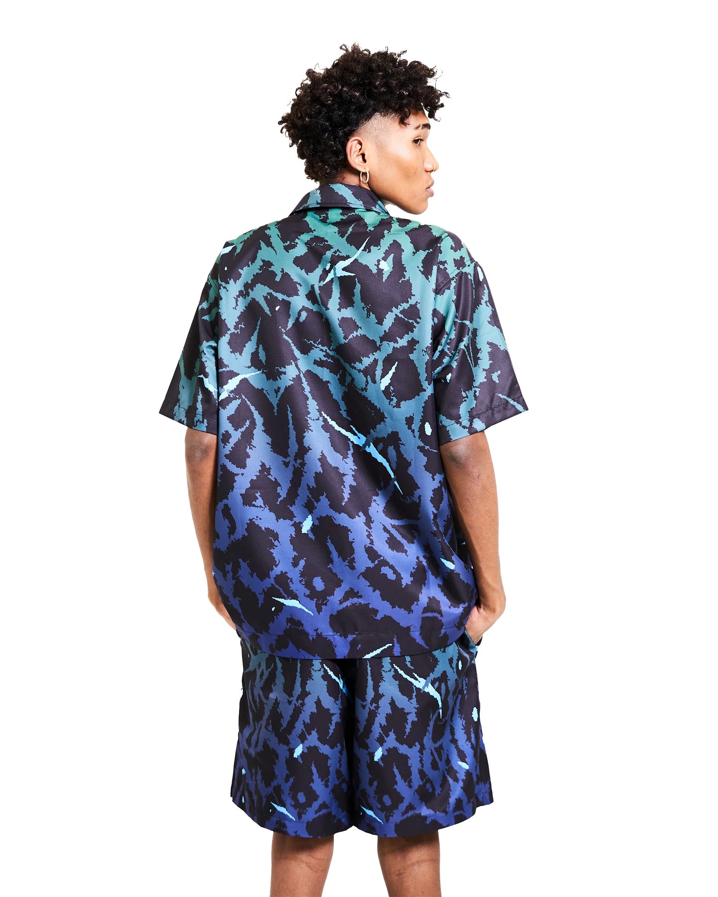 Dissyco x Nestwo | Vine Print Pants Blue