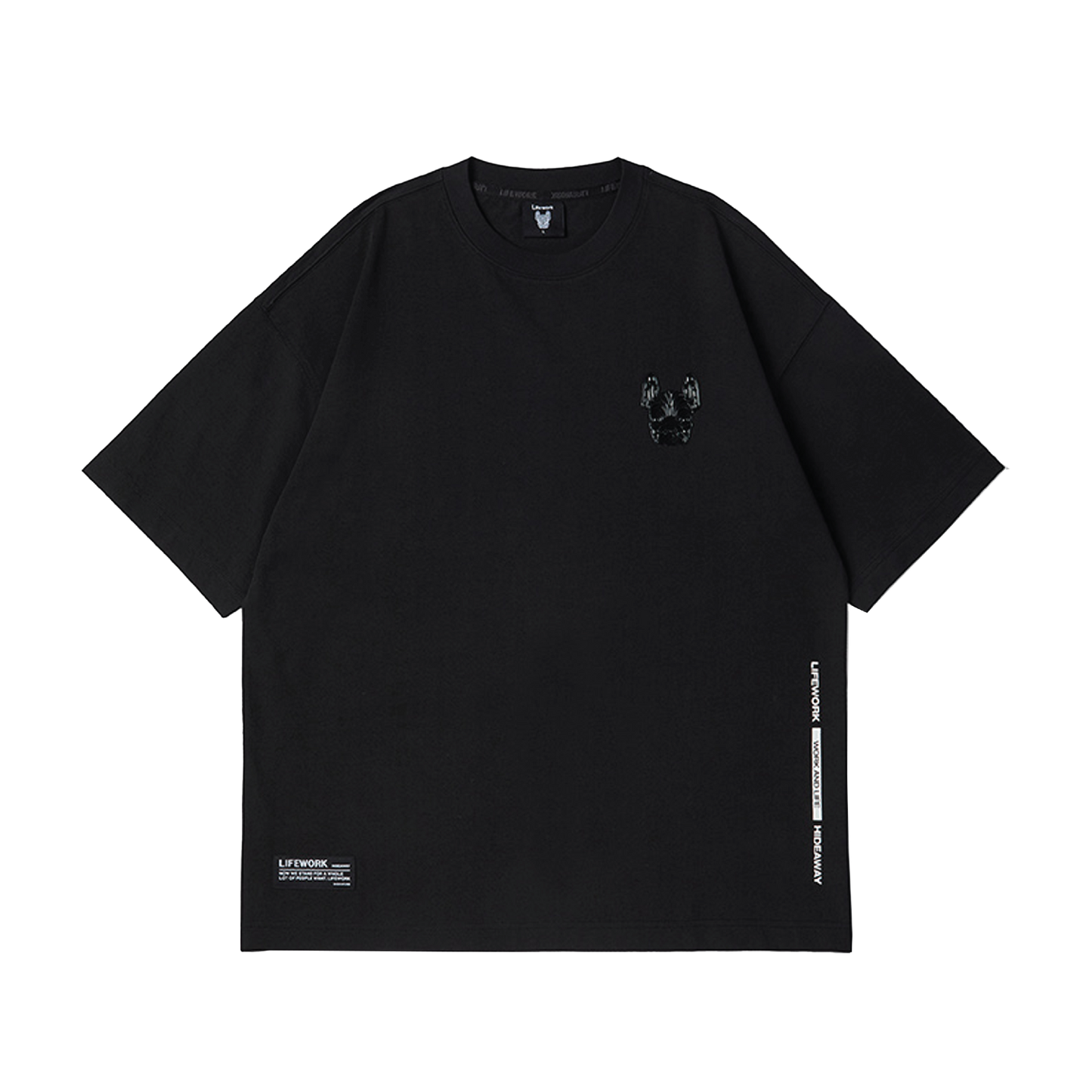 LifeWork | Ladog Supima S/S T-Shirt Black