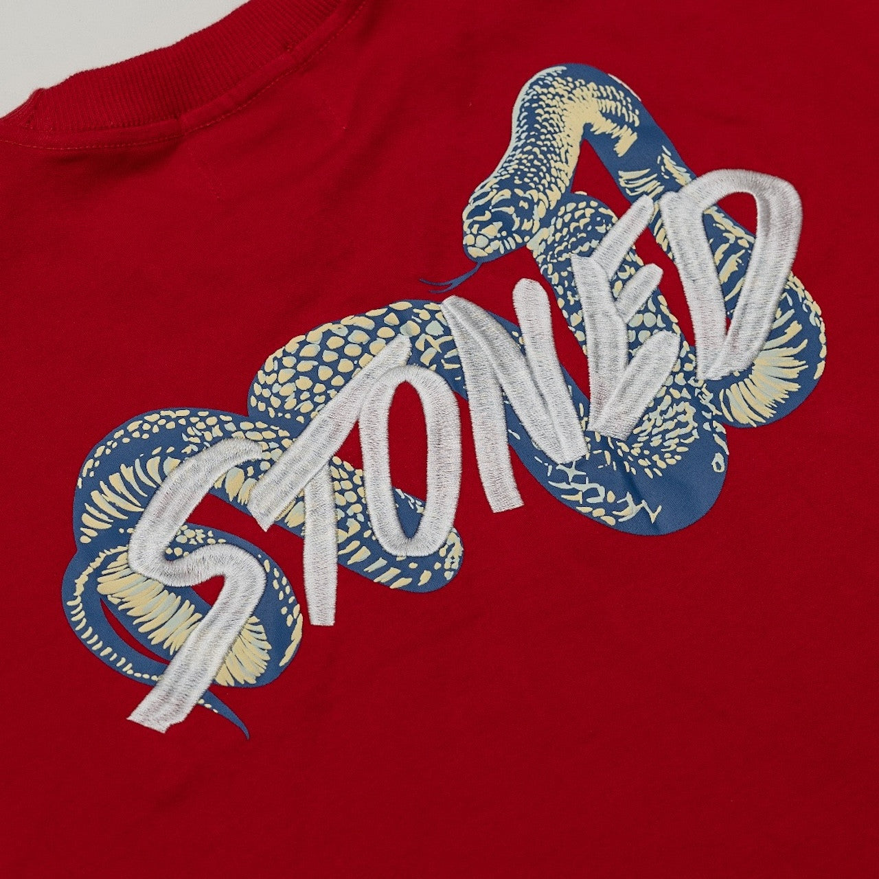 Stoned | Genetic Snake Tee Red