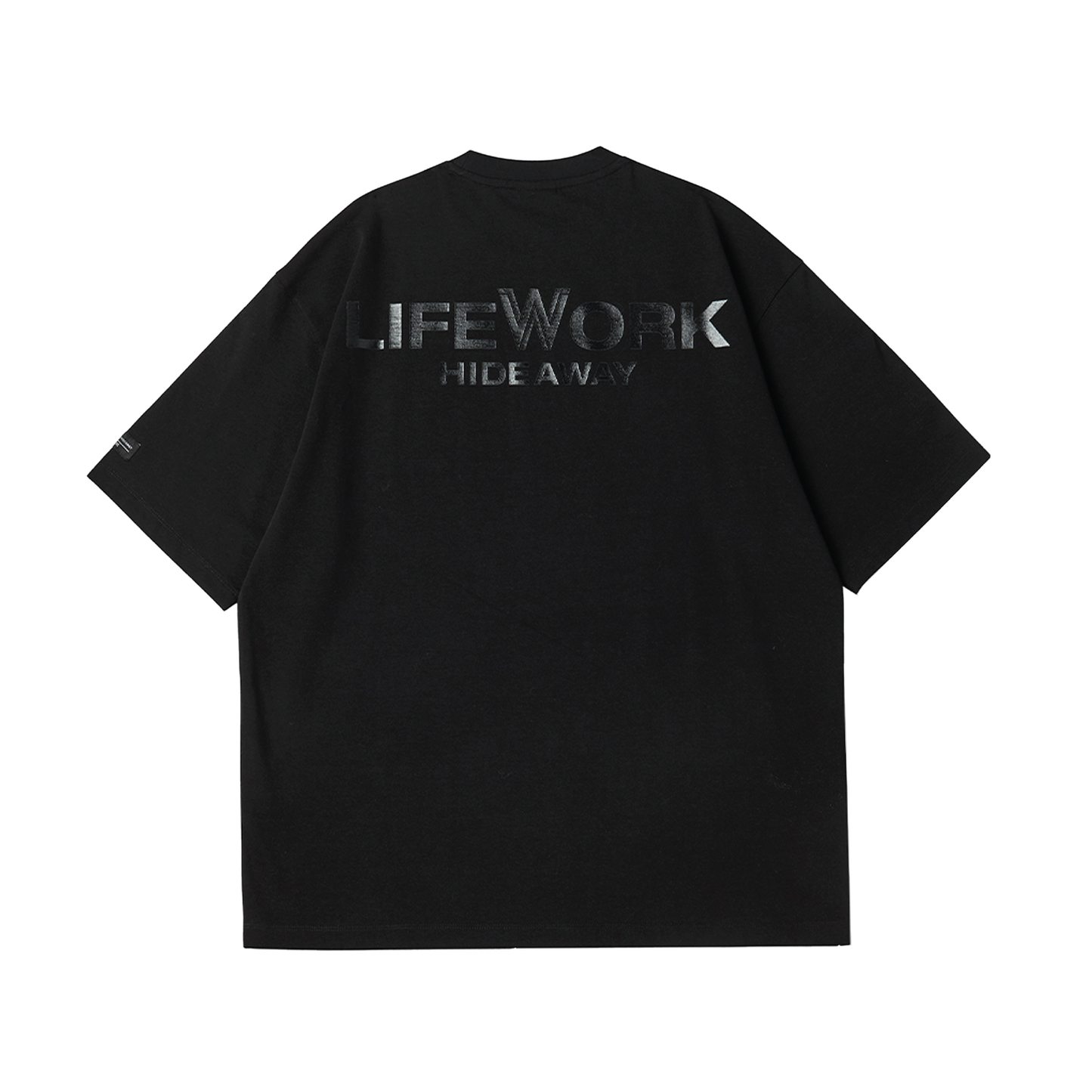 LifeWork | Small Dog Embroidery S/S T-Shirt Black