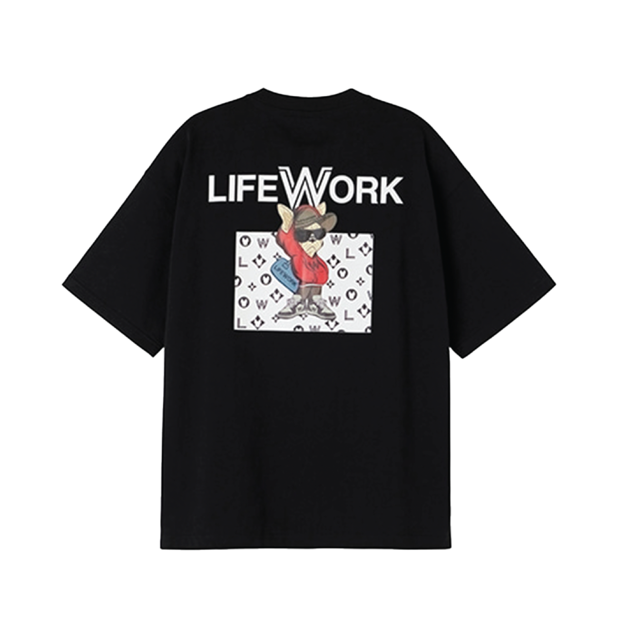 LifeWork | Hipdog Multi-Radogram S/S T-shirt Black