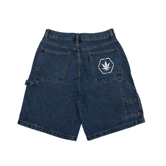 STONED : Denim Jorts Blue