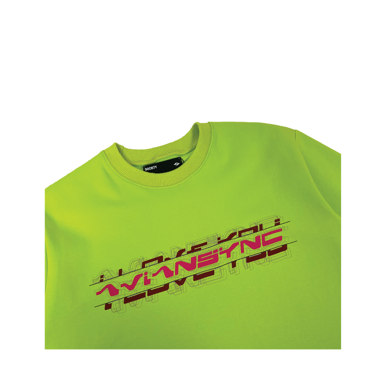 Society | AvianSync I Love You Tee Neon Green