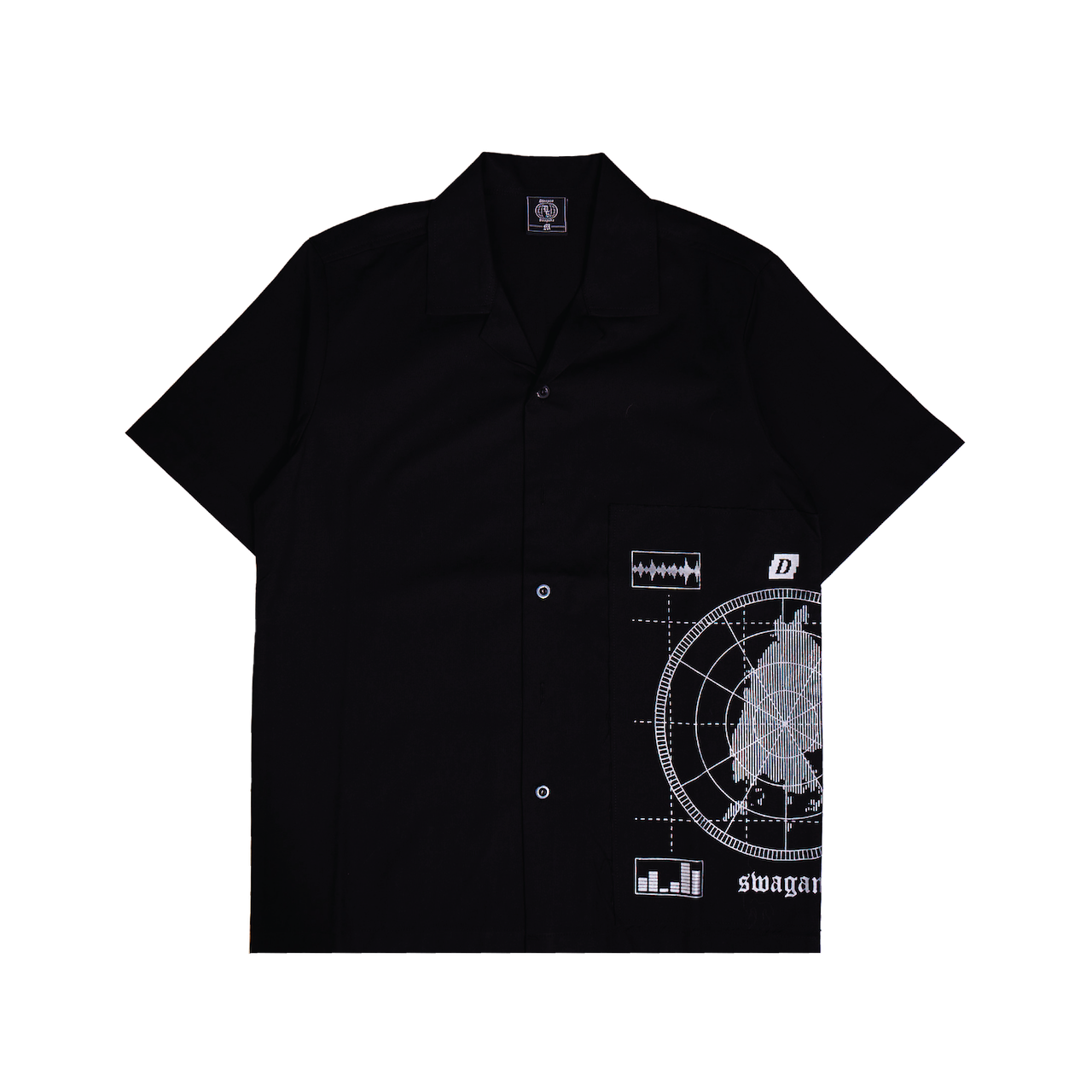 Dissyco x Swaganz | Radar Shirt Black