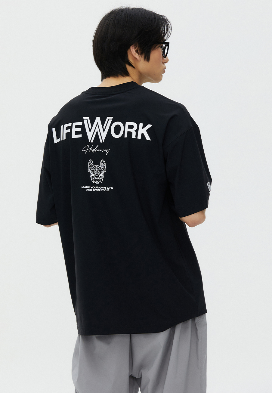 LifeWork | Venturi Radok & Pen S/S T-Shirt Black