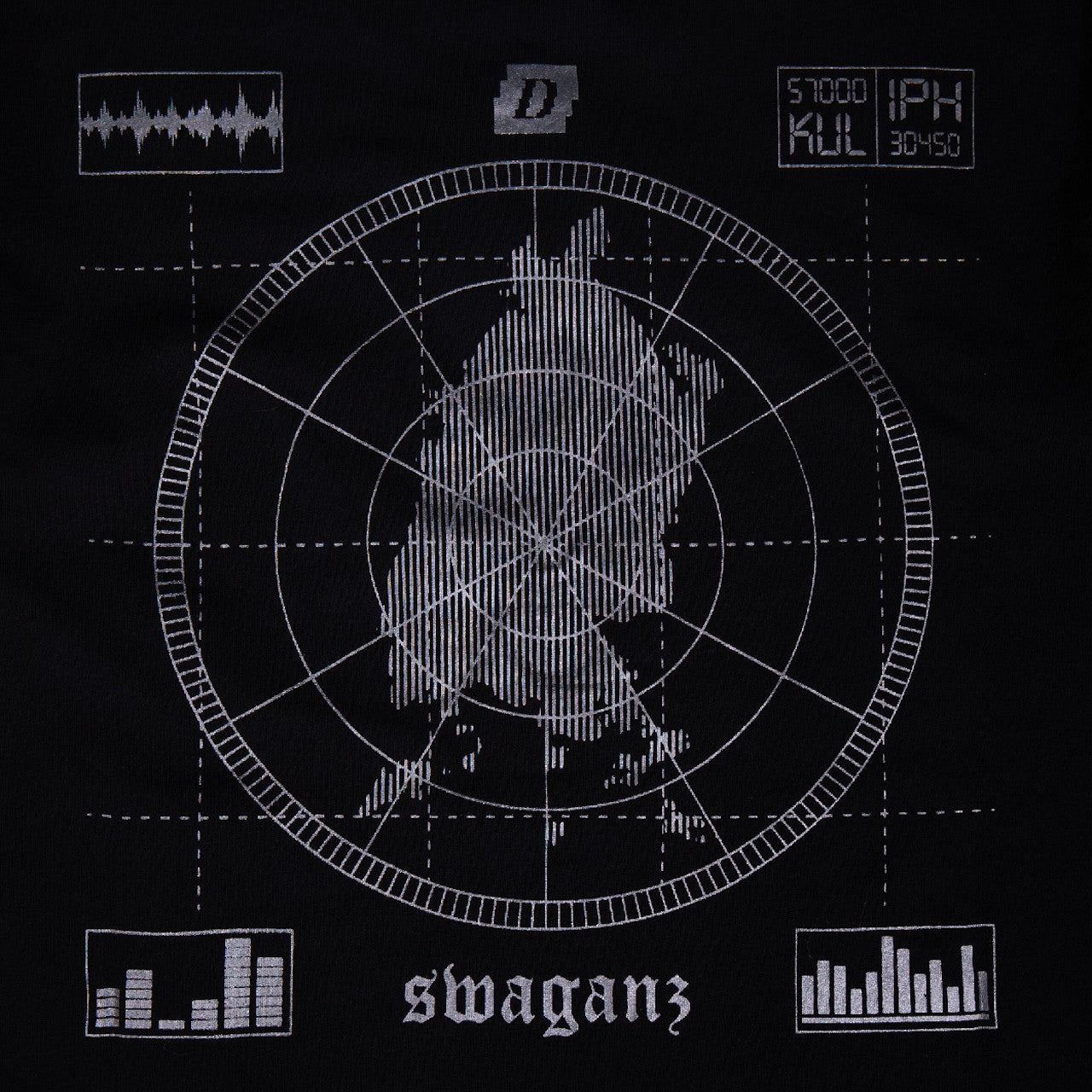 Dissyco x Swaganz | Radar Tee Black