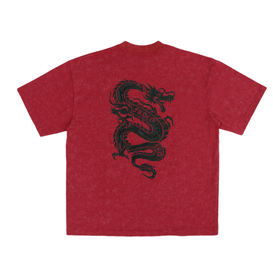 FRDCO | Stoned Dark Dragon Tee Red