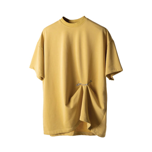 Doubleback | Pin Up Oversized Tee Brownish Yellow