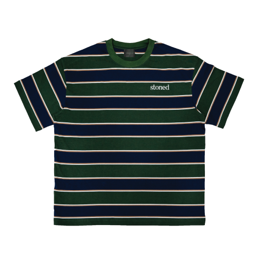 Stoned Originals | Stripes Navy/Green