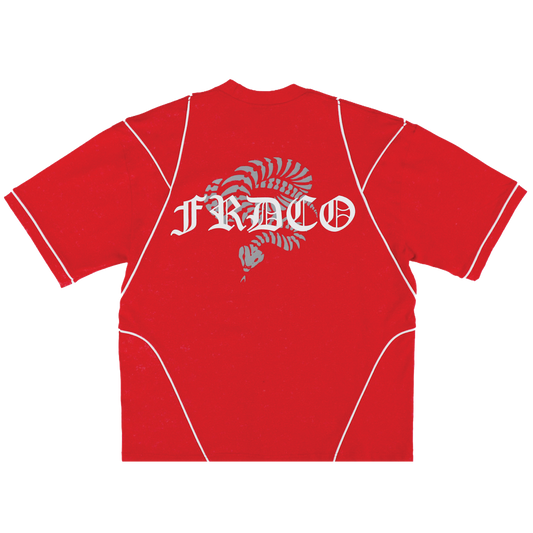 FRDCO | Stoned Snake Bone Logo Tee Red