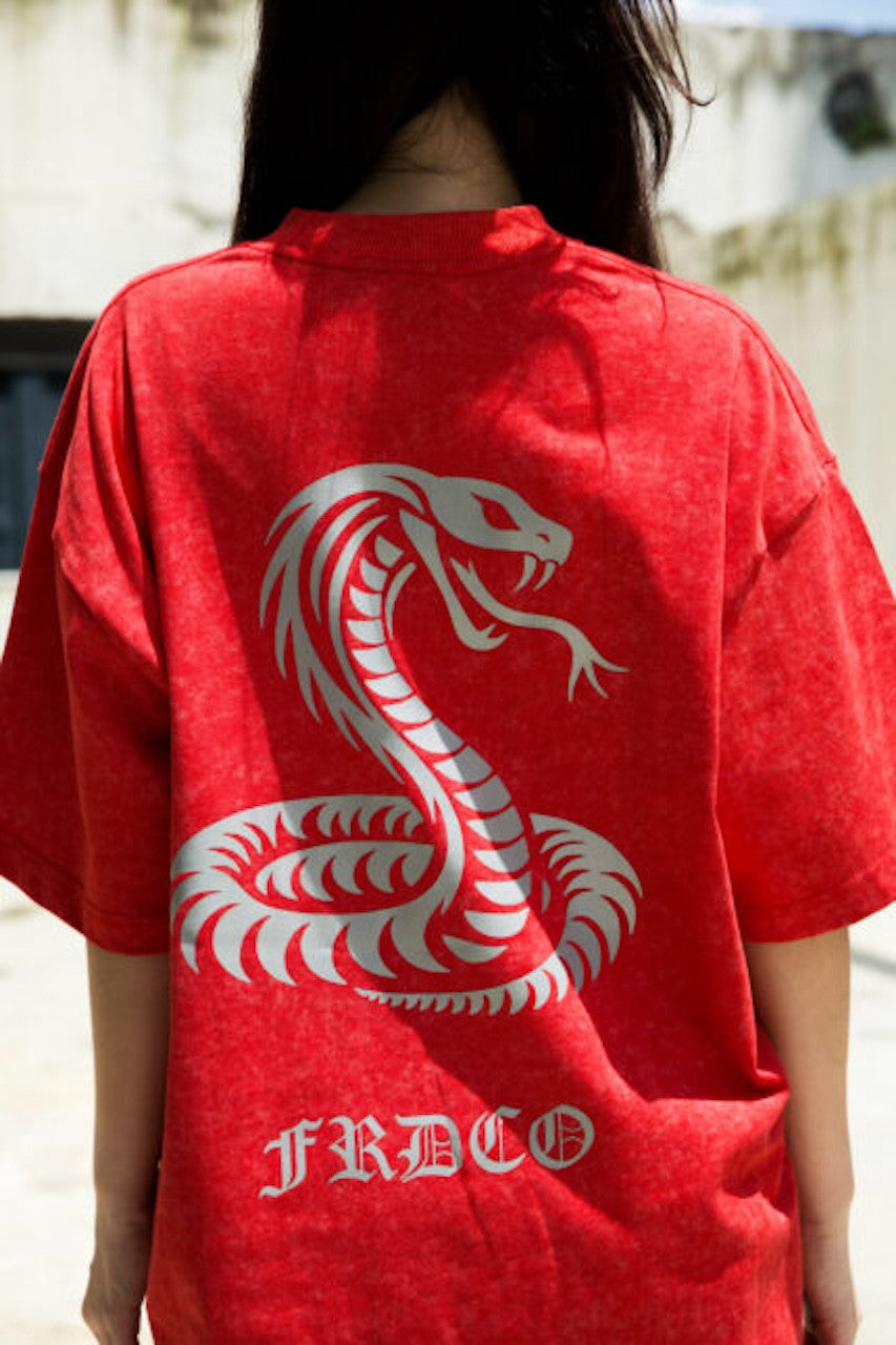 FRDCO | 3M Reflective Snake Tee Red