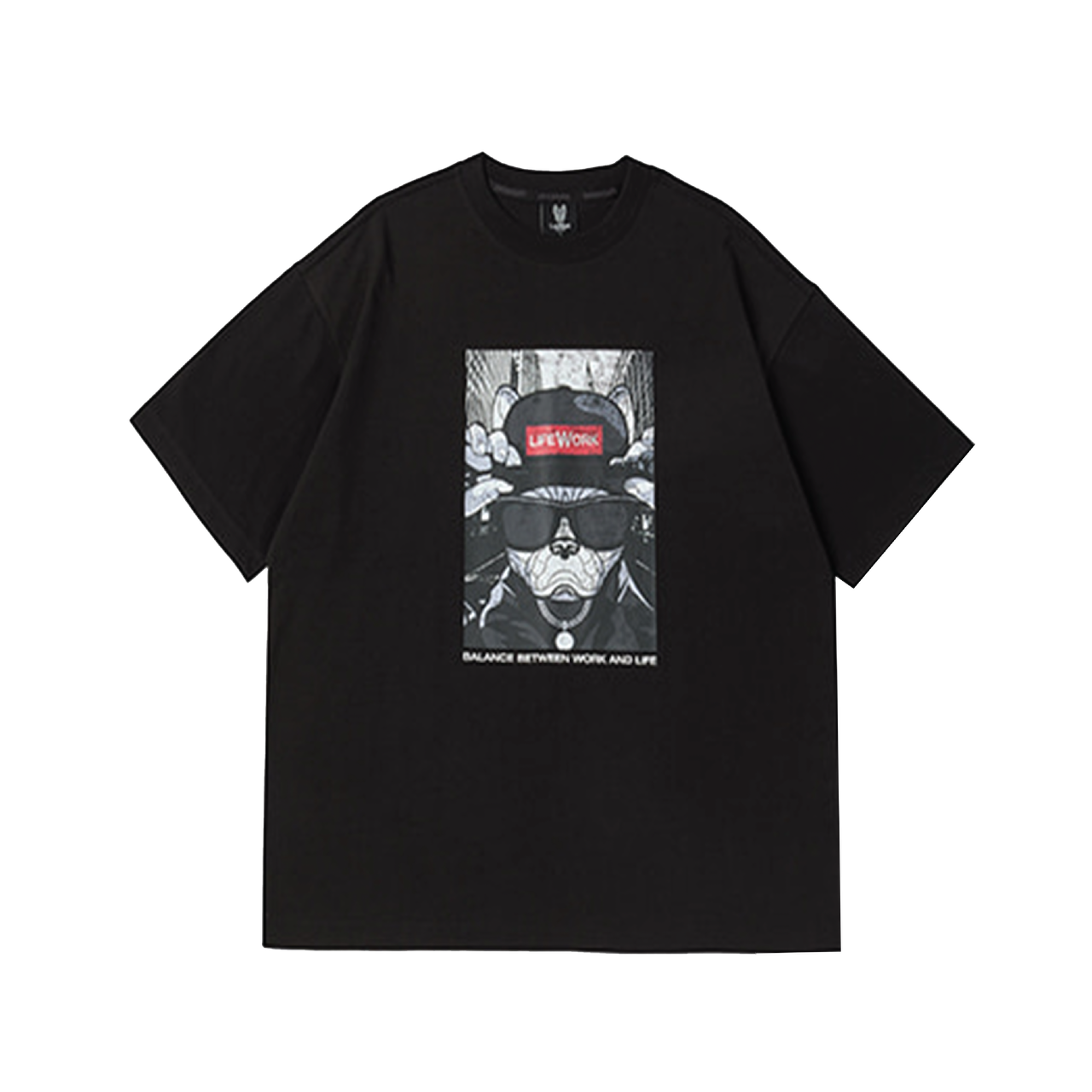 LifeWork | Snap Hipdog S/S T-shirt Black