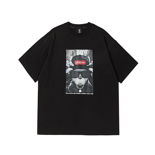 LifeWork | Snap Hipdog S/S T-shirt Black