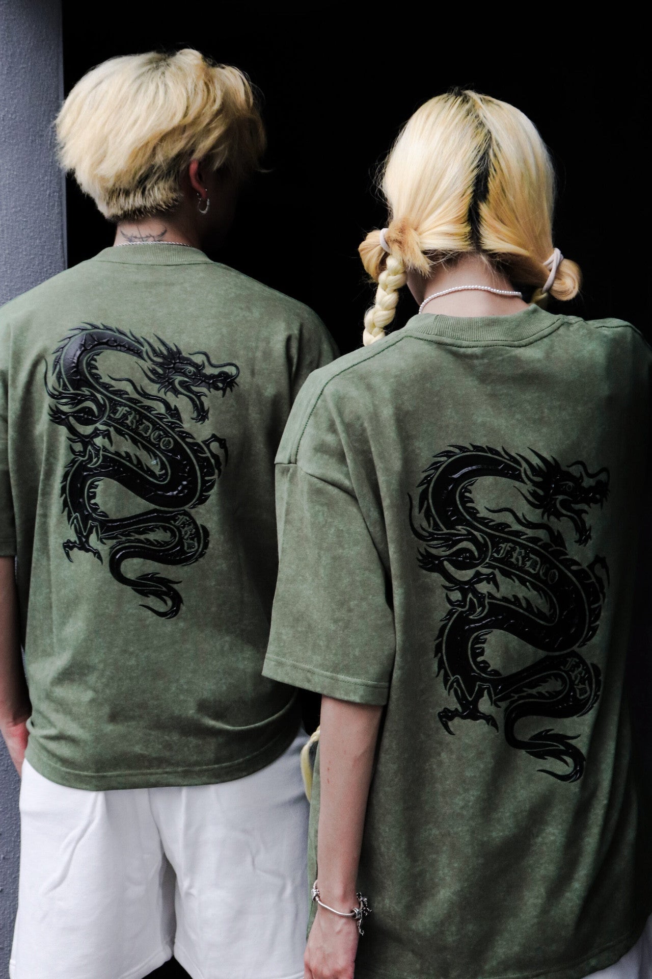 FRDCO | Stoned Dark Dragon Tee Green