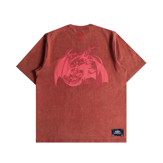 TNTCO | Destiny Draw : OS Washed Tee Red