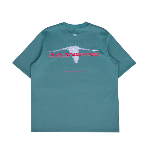 Society | AvianSync 3D Logo Tee Olive Green