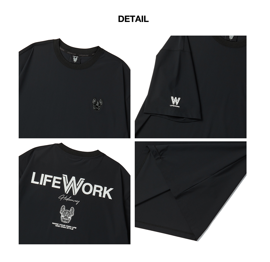 LifeWork | Venturi Radok & Pen S/S T-Shirt Black