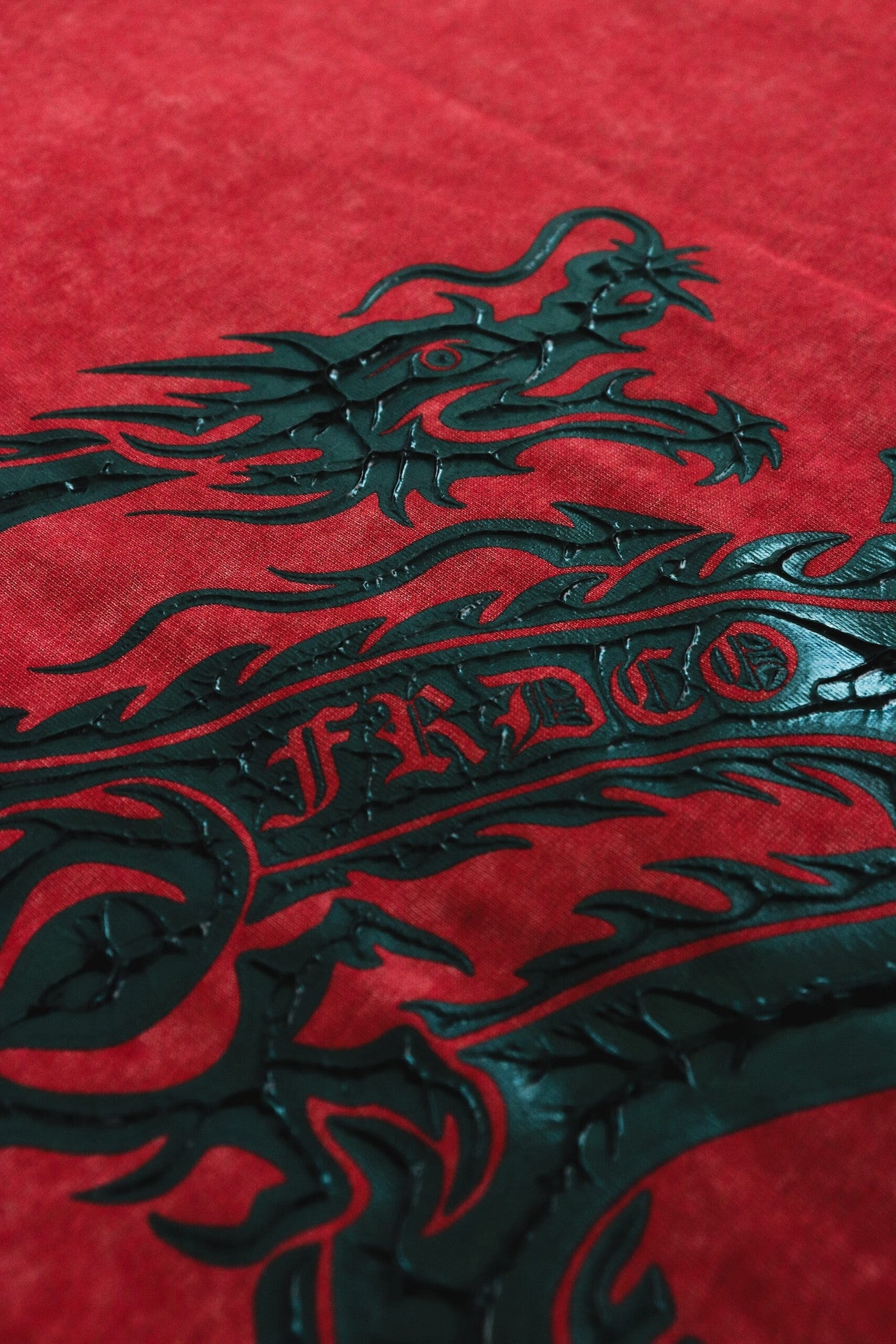 FRDCO | Stoned Dark Dragon Tee Red