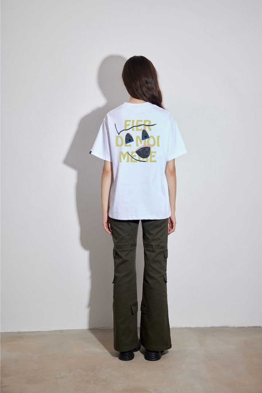 FIER DE MOI | Starry Smile S/S T-shirt White