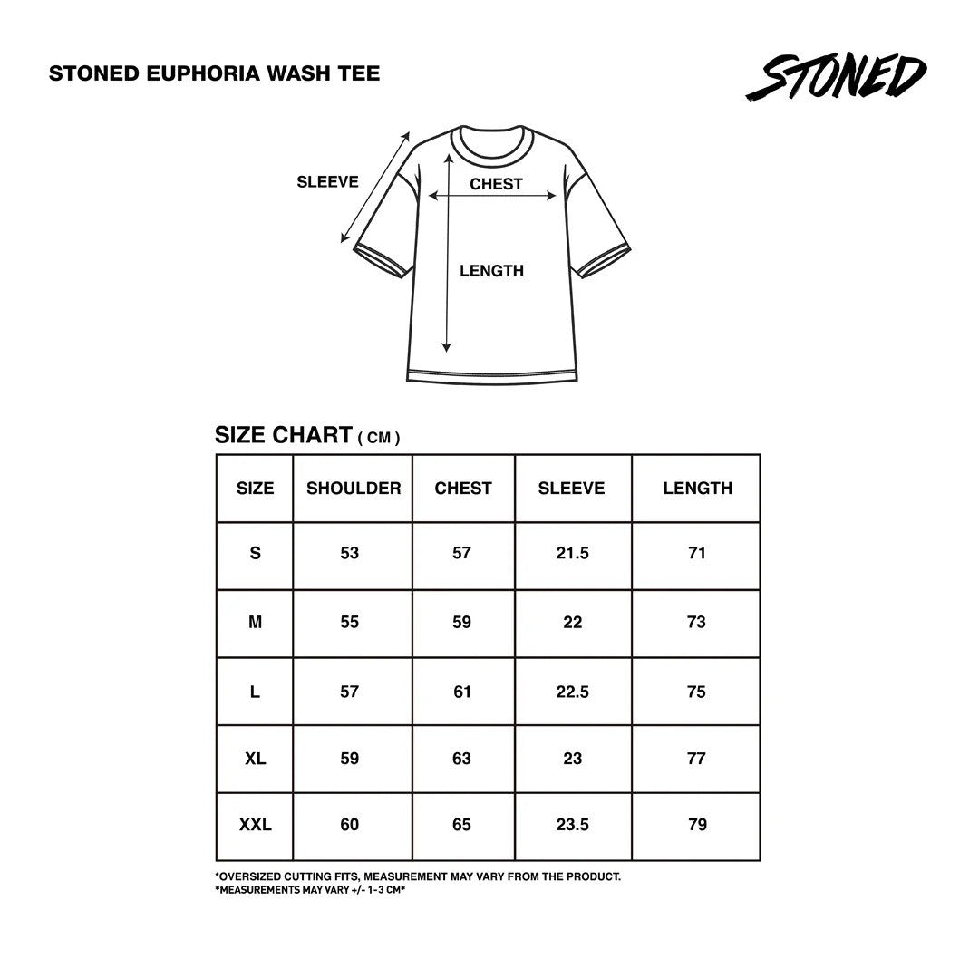 Stoned Euphoria | Washed Tee Brown