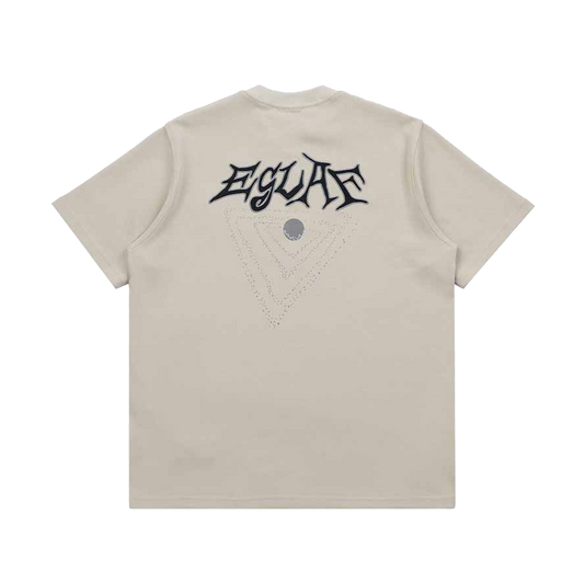 EGLAF | Galaxy Embroidery Logo Tee Light Khakis