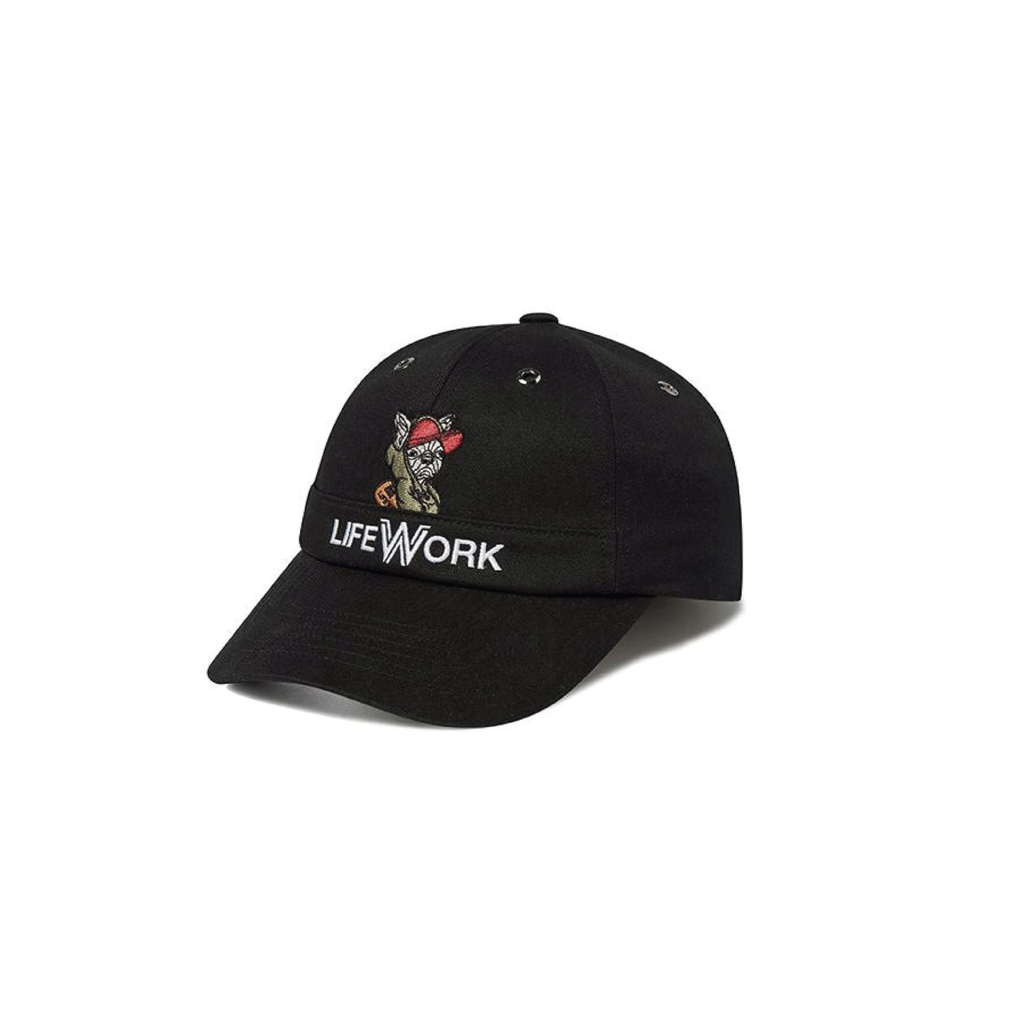 LifeWork | Hidden Hip-Dog Soft Ball Cap Black