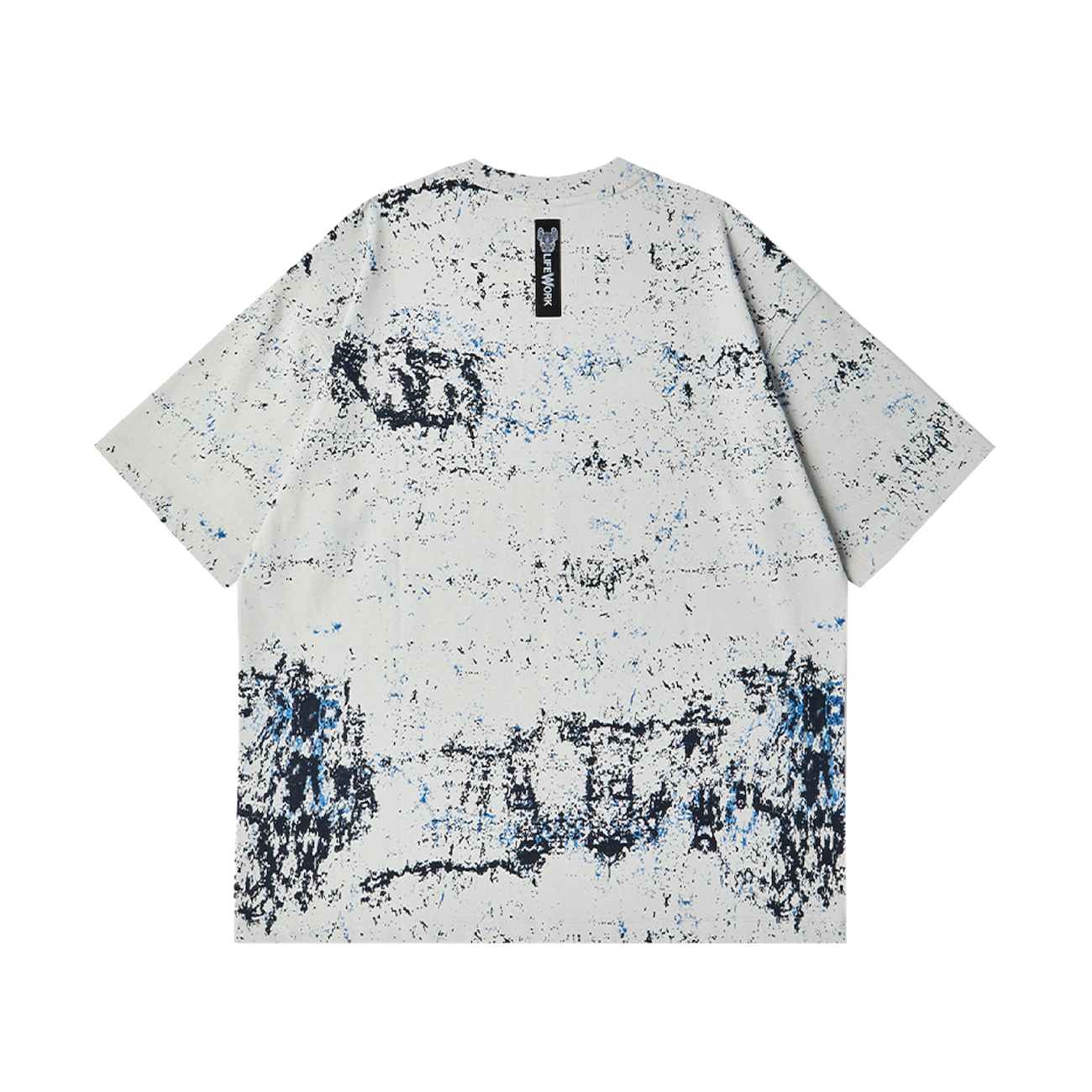 LifeWork | Splatter S/S T-Shirt Light Grey