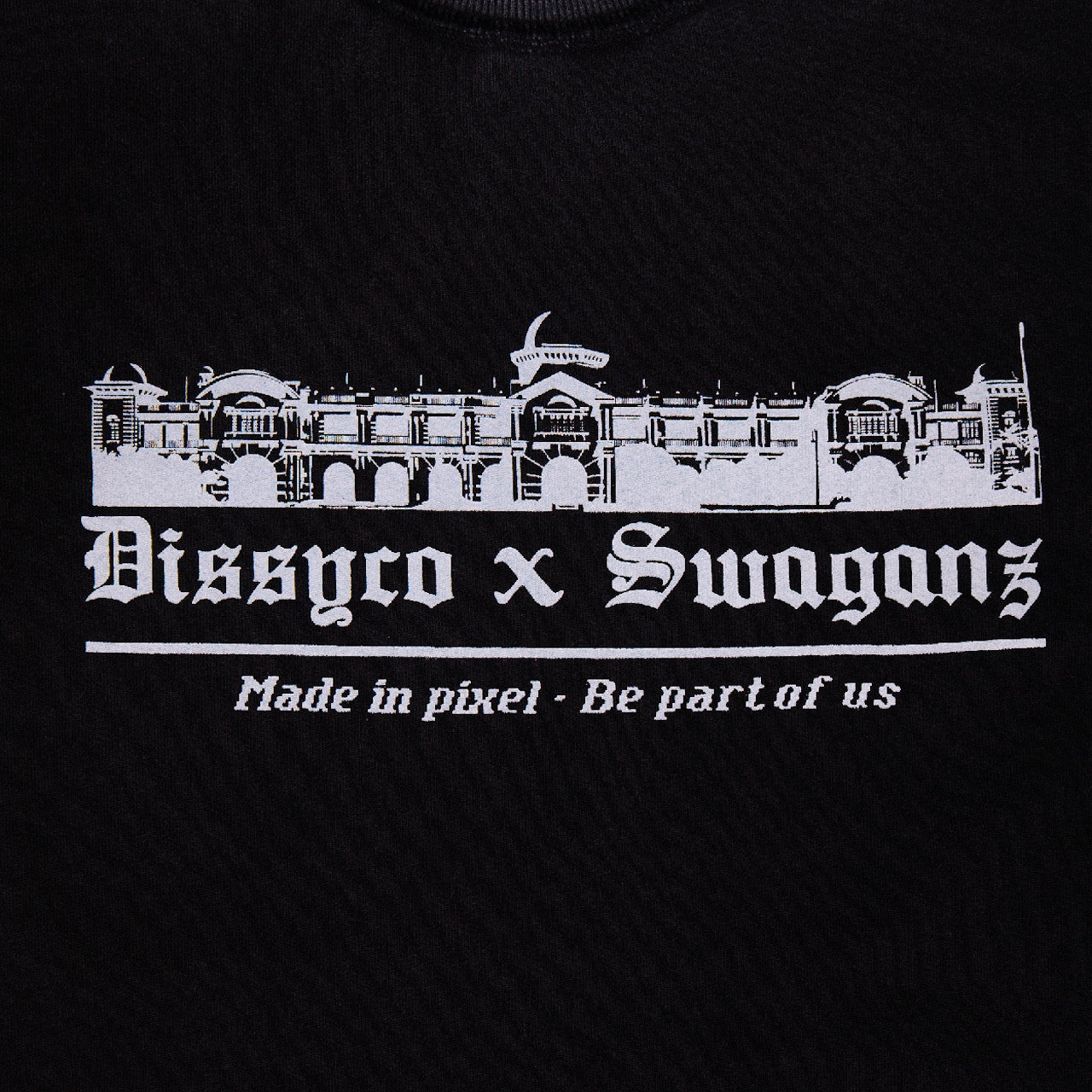 Dissyco x Swaganz | Press Tee Washed Black