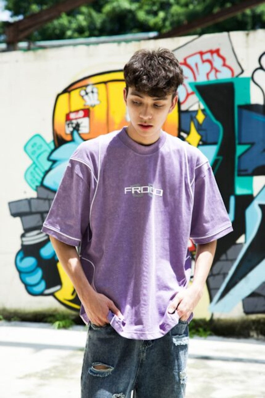 FRDCO | Stoned Snake Bone Logo Tee Purple