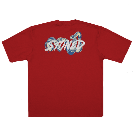 Stoned | Genetic Snake Tee Red