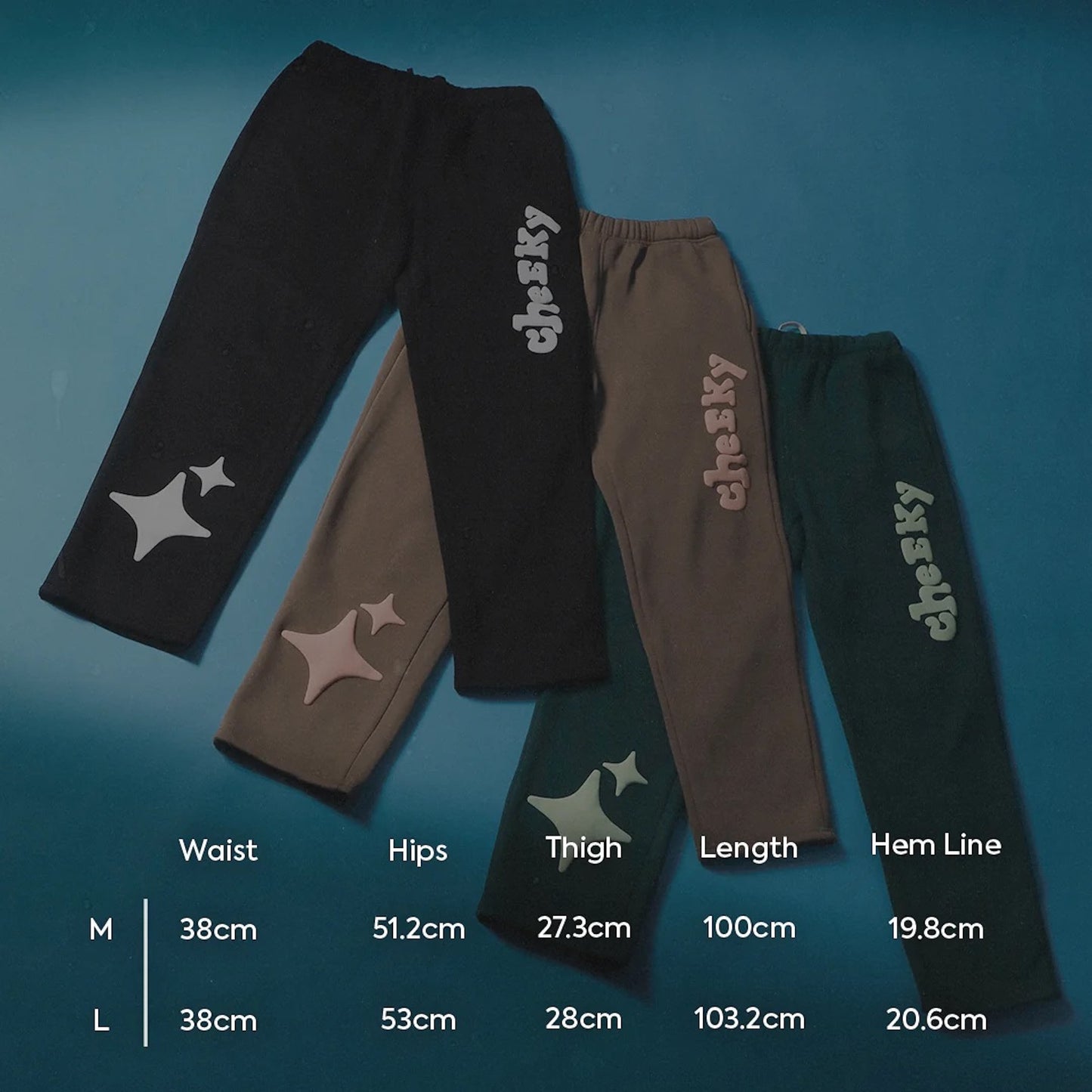 EK | Cheeky Jogger Pants Black