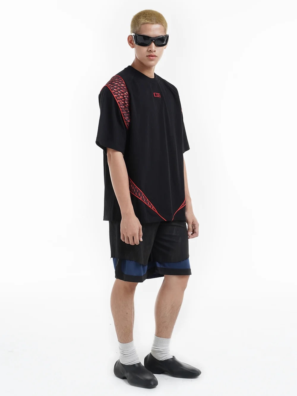 Doubleback | Dragon Skin Oversized T-Shirt Black