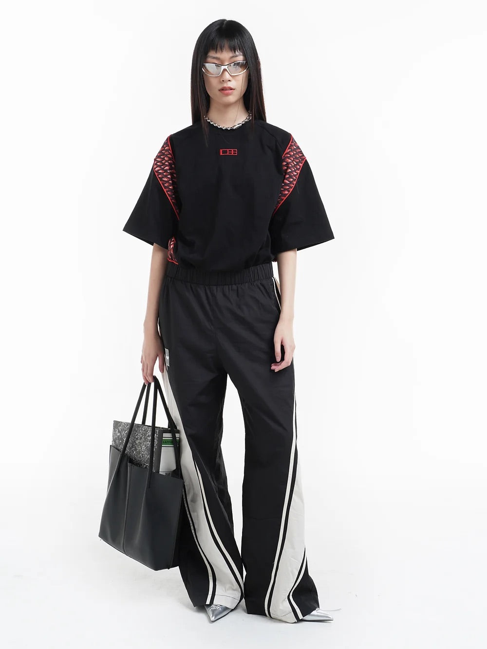 Doubleback | Dragon Skin Oversized T-Shirt Black