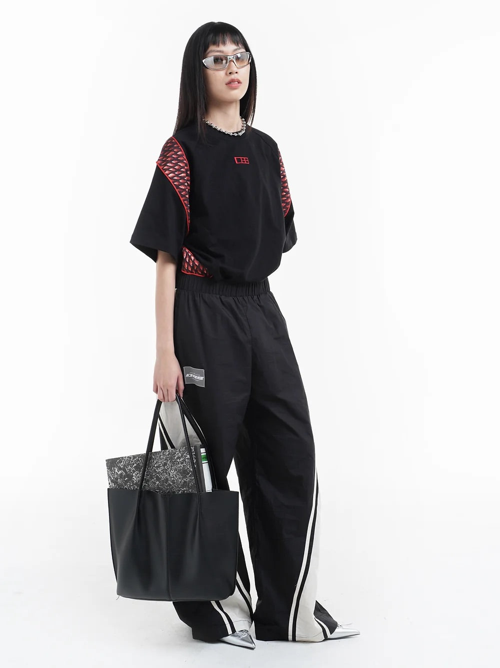 Doubleback | Dragon Skin Oversized T-Shirt Black