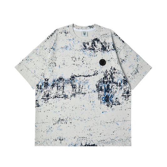 LifeWork | Splatter S/S T-Shirt Light Grey