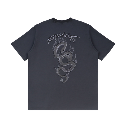 EGLAF | Flaming Serpent Tee Khakis