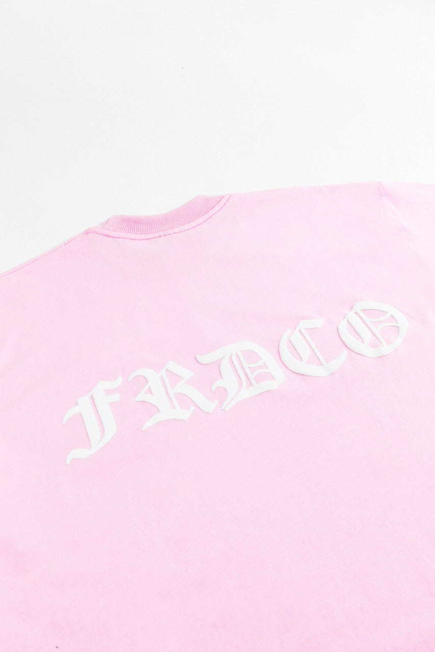 FRDCO | Embossed Logo Tee Pink