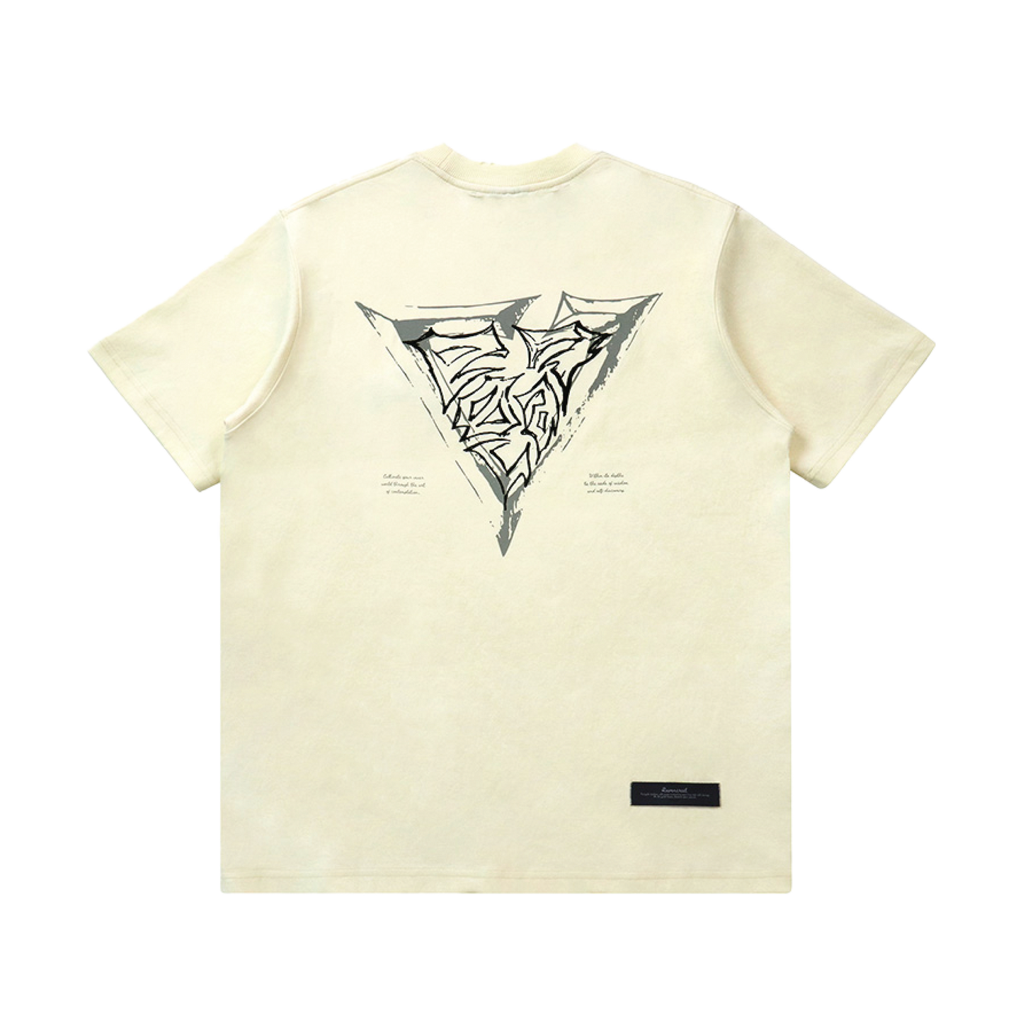 EGLAF | RC Embroidery Logo Tee Cream White