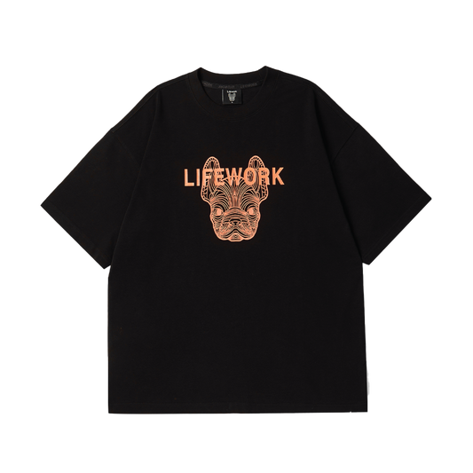 LifeWork | 8'Turn Signature S/S T-Shirt Black