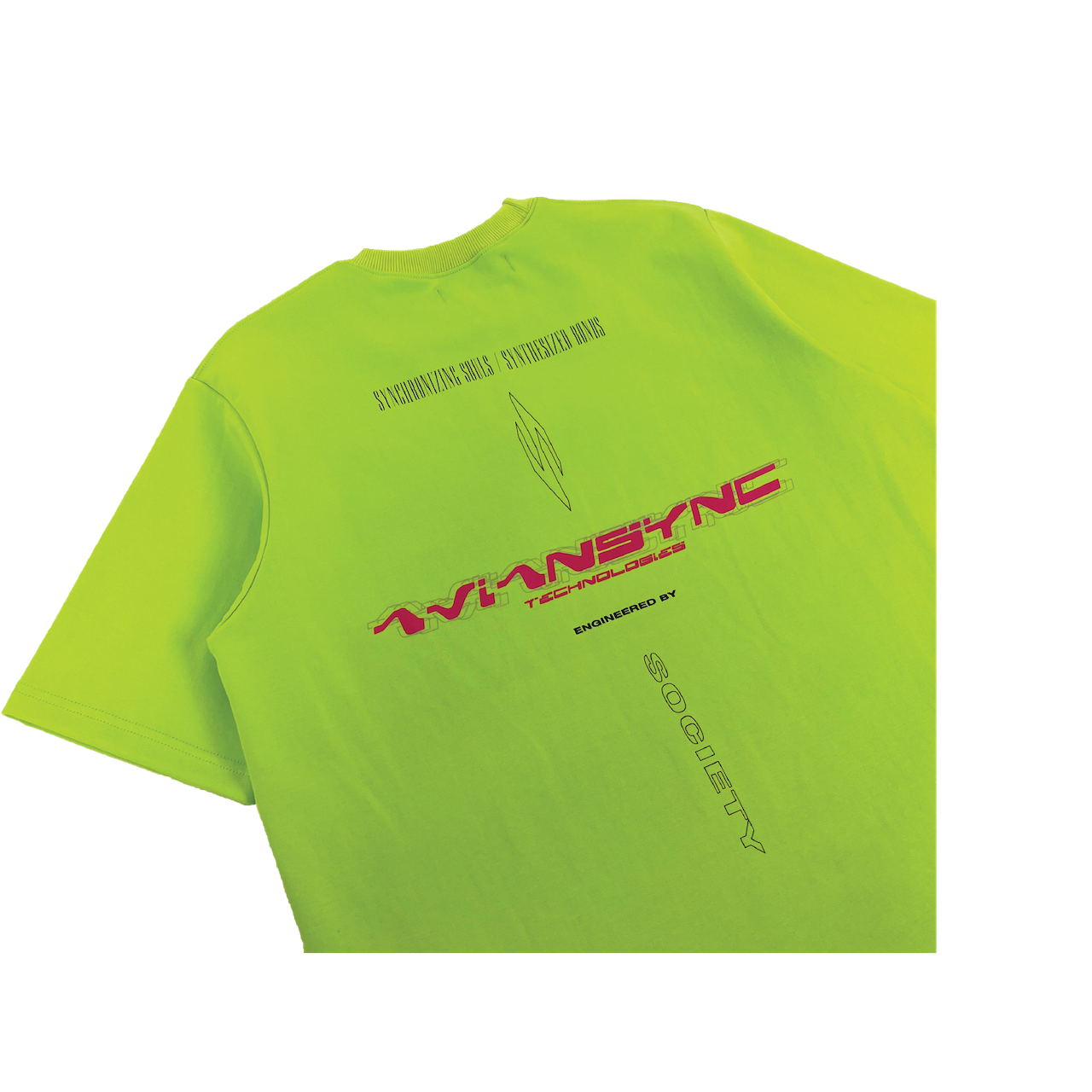 Society | AvianSync I Love You Tee Neon Green