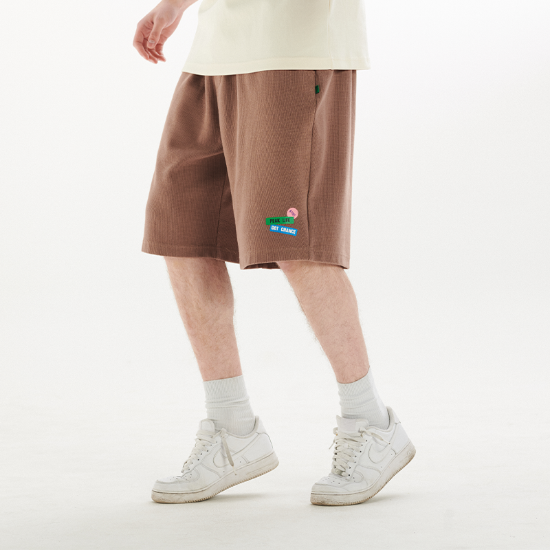 KEYNOTE | Ice Cream Three Label Waffle Shorts