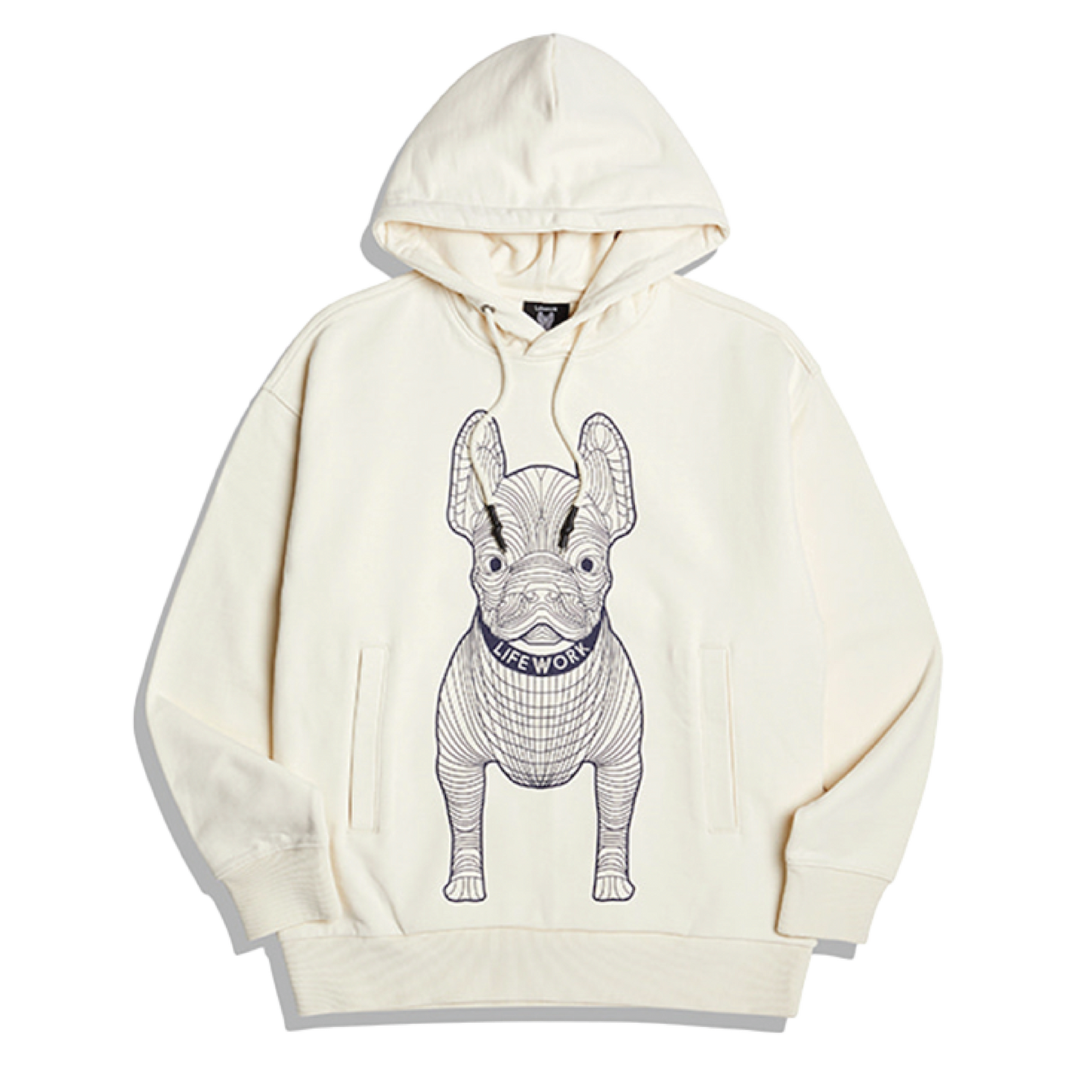 LifeWork | Big Radog Hoodie Ivory