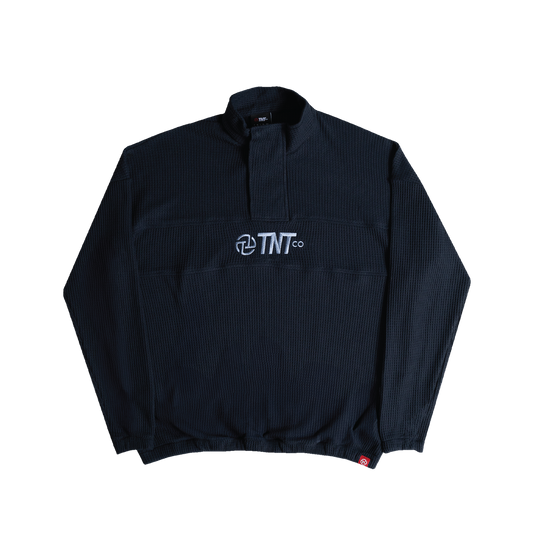 TNTCO | Logo Waffle Pullover Navy