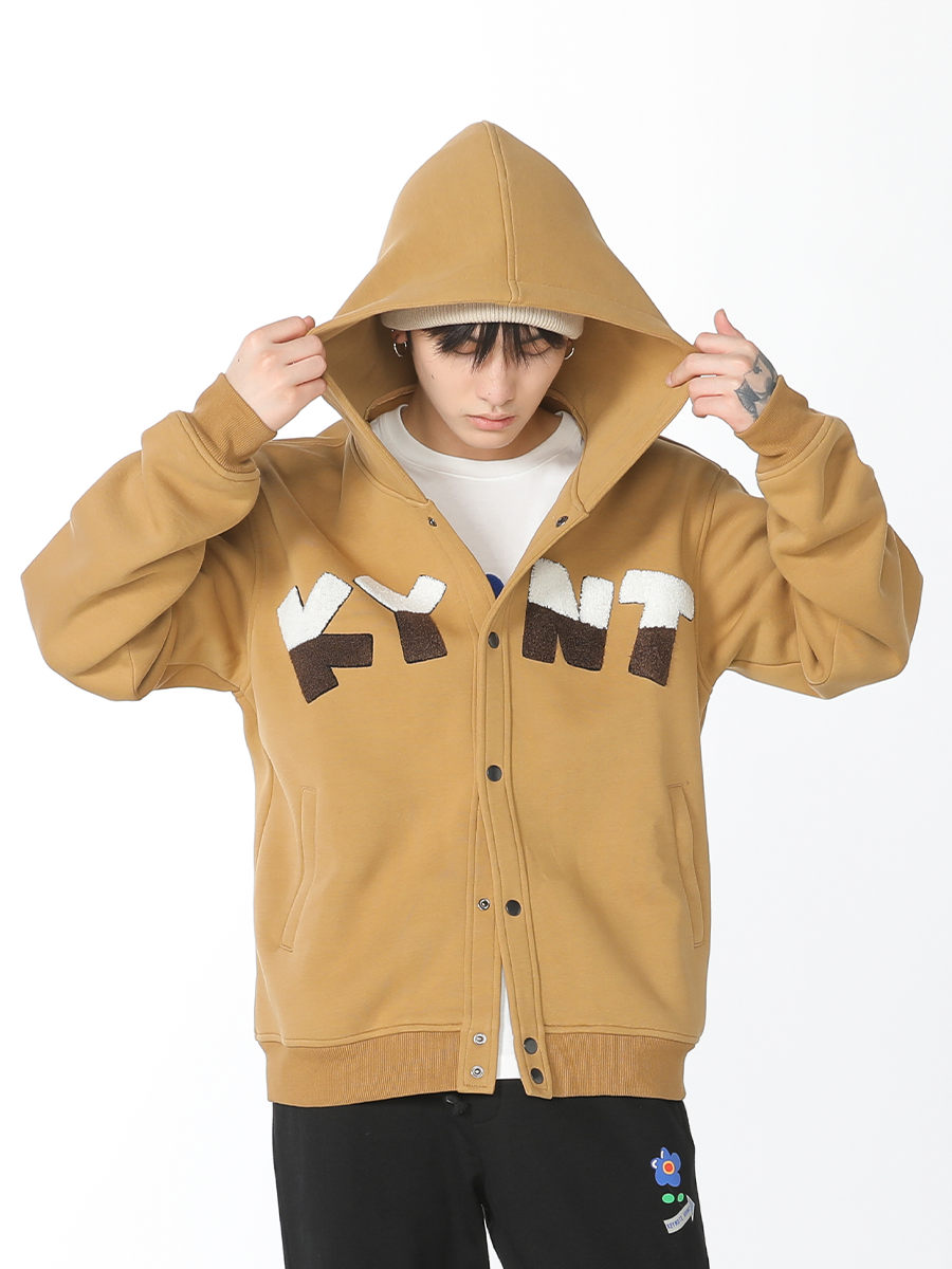 KEYNOTE | Patch Logo Jacket Brown