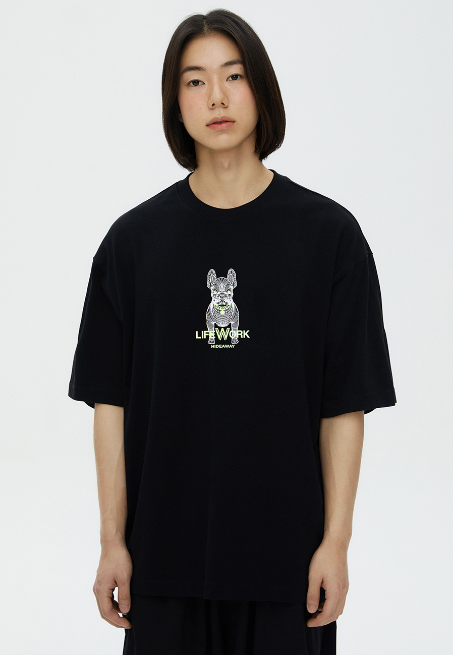 LifeWork | Small Ladok S/S T-Shirt Black