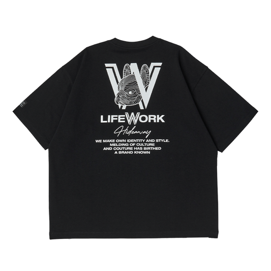 LifeWork | Mono Hipdok S/S T-Shirt Black