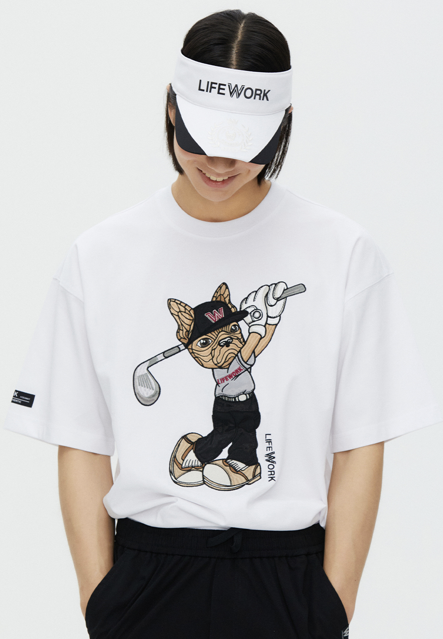 LifeWork | Golf Hipdok S/S T-Shirt White