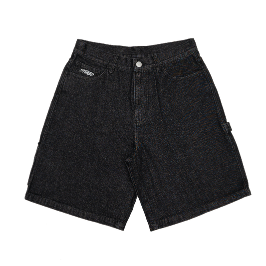 Stoned | Denim Jorts Black